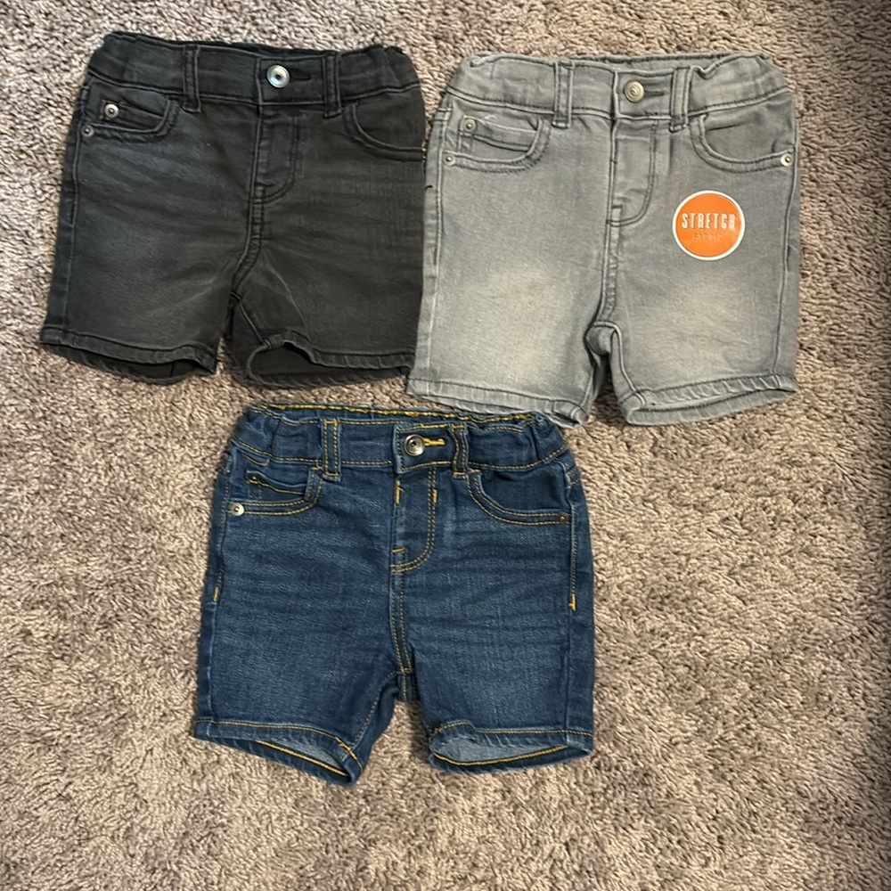 Kids Stretch Denim Shorts